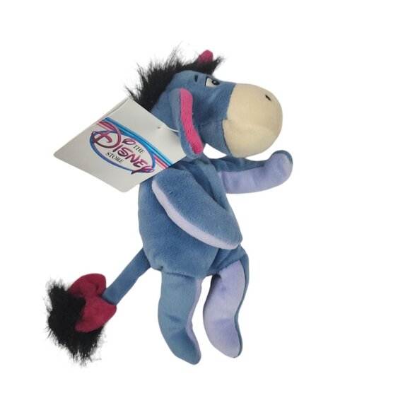 The Disney Store Eeyore Winnie the Pooh Mini Bean Bag Plush 9" NWT - Picture 2 of 7